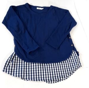 Vineyard Vines 3-in-1 Mixed Media Gingham Pullover